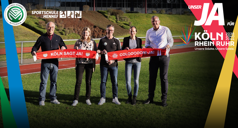 FVM und Sportschule Hennef unterstützen Bewerbung um Olympia in NRW: Köln als Leading City